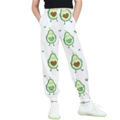 Cute-seamless-pattern-with-avocado-lovers Kids  Joggers by uniart180623