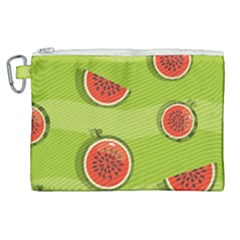 Seamless-background-with-watermelon-slices Canvas Cosmetic Bag (xl) by uniart180623