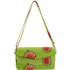 Seamless-background-with-watermelon-slices Removable Strap Clutch Bag by uniart180623