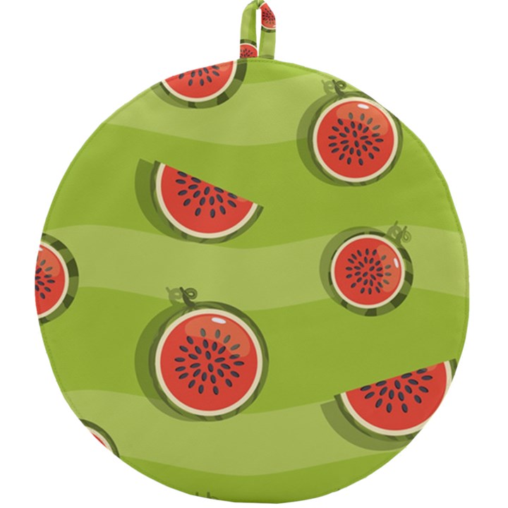 Seamless-background-with-watermelon-slices Round Trivet