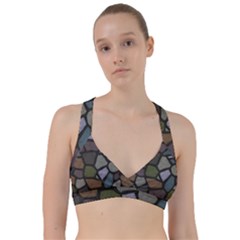 Cartoon-colored-stone-seamless-background-texture-pattern - Sweetheart Sports Bra by uniart180623