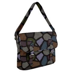 Cartoon-colored-stone-seamless-background-texture-pattern - Buckle Messenger Bag by uniart180623