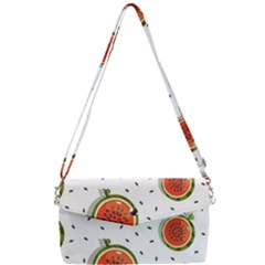 Seamless-background-pattern-with-watermelon-slices Removable Strap Clutch Bag by uniart180623