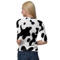 Cow Pattern Quarter Sleeve Raglan Tee View2