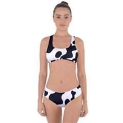 Cow Pattern Criss Cross Bikini Set by uniart180623