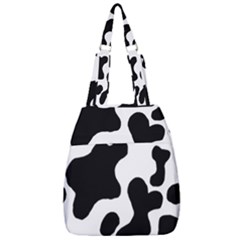 Cow Pattern Center Zip Backpack by uniart180623