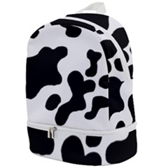 Cow Pattern Zip Bottom Backpack by uniart180623