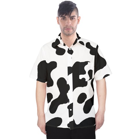 Cow Pattern Men s Hawaii Shirt by uniart180623