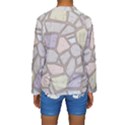 Cartoon-colored-stone-seamless-background-texture-pattern Kids  Long Sleeve Swimwear View2