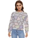 Cartoon-colored-stone-seamless-background-texture-pattern Women s Long Sleeve Raglan Tee View1