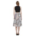 Cartoon-colored-stone-seamless-background-texture-pattern A-Line Full Circle Midi Skirt With Pocket View4