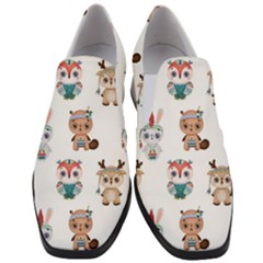 Cute-cartoon-boho-animals-seamless-pattern Women Slip On Heel Loafers by uniart180623