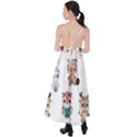 Cute-cartoon-boho-animals-seamless-pattern Tie Back Maxi Dress View2