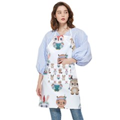 Cute-cartoon-boho-animals-seamless-pattern Pocket Apron by uniart180623