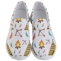 Cute-cartoon-native-american-seamless-pattern Men s Lightweight Slip Ons by uniart180623