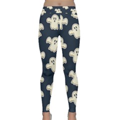 Hand-drawn-ghost-pattern Classic Yoga Leggings by uniart180623