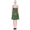 Cute-seamless-pattern-bird-with-berries-leaves Spaghetti Strap Velvet Dress View2