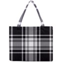 Pixel-background-design-modern-seamless-pattern-plaid-square-texture-fabric-tartan-scottish-textile- Mini Tote Bag View1