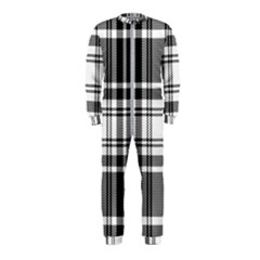 Pixel-background-design-modern-seamless-pattern-plaid-square-texture-fabric-tartan-scottish-textile- Onepiece Jumpsuit (kids)