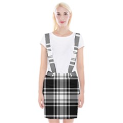 Pixel-background-design-modern-seamless-pattern-plaid-square-texture-fabric-tartan-scottish-textile- Braces Suspender Skirt