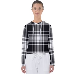 Pixel-background-design-modern-seamless-pattern-plaid-square-texture-fabric-tartan-scottish-textile- Women s Slouchy Sweat