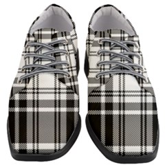 Pixel-background-design-modern-seamless-pattern-plaid-square-texture-fabric-tartan-scottish-textile- Women Heeled Oxford Shoes by uniart180623