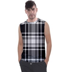 Pixel-background-design-modern-seamless-pattern-plaid-square-texture-fabric-tartan-scottish-textile- Men s Regular Tank Top by uniart180623