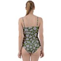 Cartoon-gray-stone-seamless-background-texture-pattern Green Sweetheart Tankini Set View2