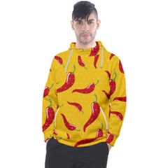 Chili-vegetable-pattern-background Men s Pullover Hoodie by uniart180623