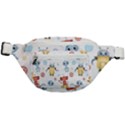 Cute-cartoon-robots-seamless-pattern Fanny Pack View1