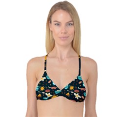 Seamless-pattern-with-breakfast-symbols-morning-coffee Reversible Tri Bikini Top by uniart180623