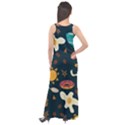 Seamless-pattern-with-breakfast-symbols-morning-coffee Sleeveless Velour Maxi Dress View2