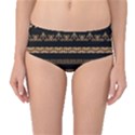 Set-antique-greek-borders-seamless-ornaments-golden-color-black-background-flat-style-greece-concept Mid-Waist Bikini Bottoms View1