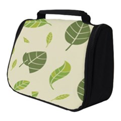 Leaf-spring-seamless-pattern-fresh-green-color-nature Full Print Travel Pouch (small) by uniart180623