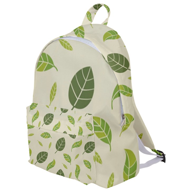 Leaf-spring-seamless-pattern-fresh-green-color-nature The Plain Backpack