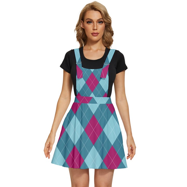 Argyle-pattern-seamless-fabric-texture-background-classic-argill-ornament Apron Dress