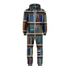 Bookshelf Hooded Jumpsuit (kids) by uniart180623