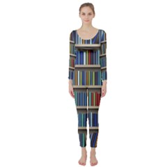 Bookshelf Long Sleeve Catsuit