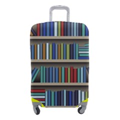 Bookshelf Luggage Cover (small) by uniart180623