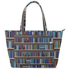 Bookshelf Back Pocket Shoulder Bag 