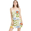 Seamless-pattern-with-various-flowers-leaves-folk-motif Summer Frill Dress View1