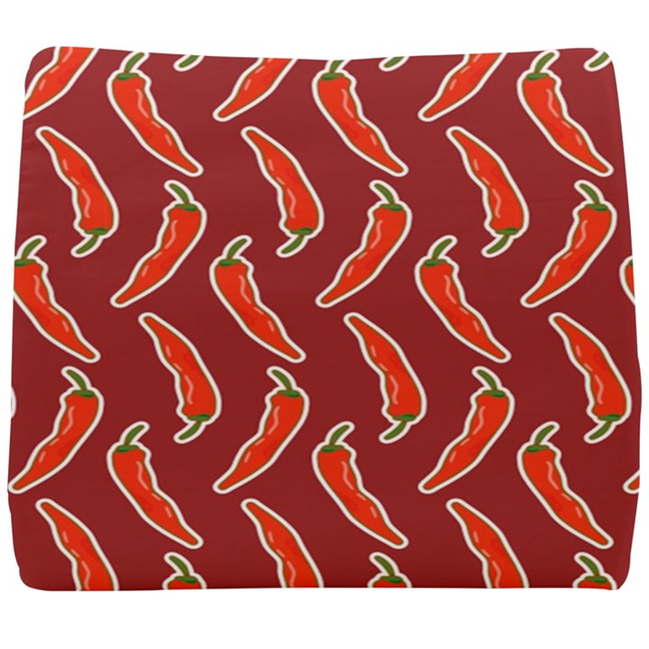 Chili-pattern-red Seat Cushion