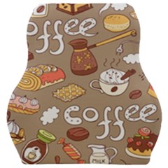 Vector-seamless-pattern-with-doodle-coffee-equipment Car Seat Velour Cushion  by uniart180623