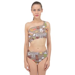 Vector-seamless-pattern-with-doodle-coffee-equipment Spliced Up Two Piece Swimsuit by uniart180623