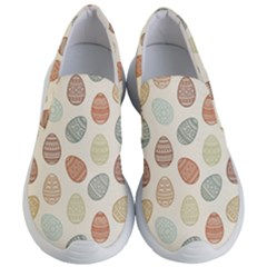 Seamless-pattern-colorful-easter-egg-flat-icons-painted-traditional-style Women s Lightweight Slip Ons by uniart180623