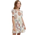 Seamless-pattern-colorful-easter-egg-flat-icons-painted-traditional-style Kids  Frilly Sleeves Pocket Dress View2