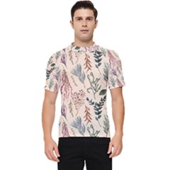 Watercolor-floral-seamless-pattern Men s Short Sleeve Rash Guard by uniart180623