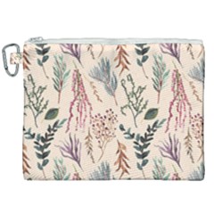 Watercolor-floral-seamless-pattern Canvas Cosmetic Bag (xxl) by uniart180623