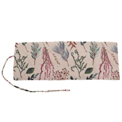 Watercolor-floral-seamless-pattern Roll Up Canvas Pencil Holder (s) by uniart180623