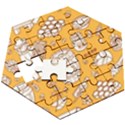 Vector-honey-element-doodle-seamless-pattern-with-beehive-beeke Wooden Puzzle Hexagon View3